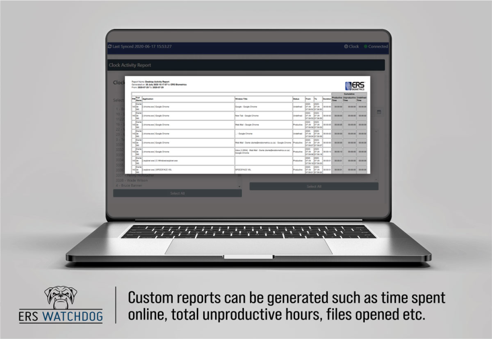 screenshot of ERS Watchdog